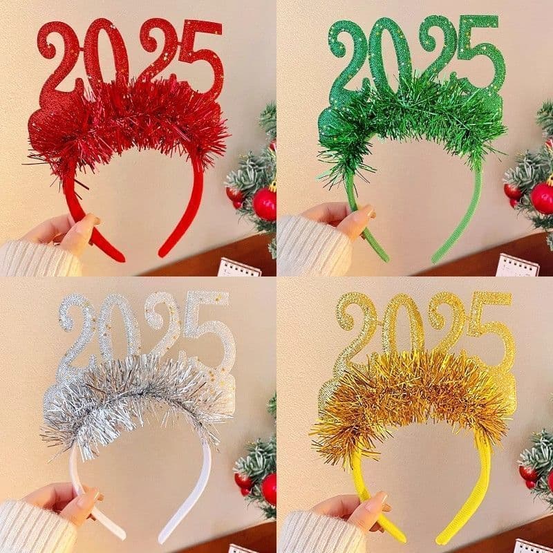 New Year's Eve Headband Decorations, Party Costume Headwear, Christmas and Festive Photo Hair Accessories