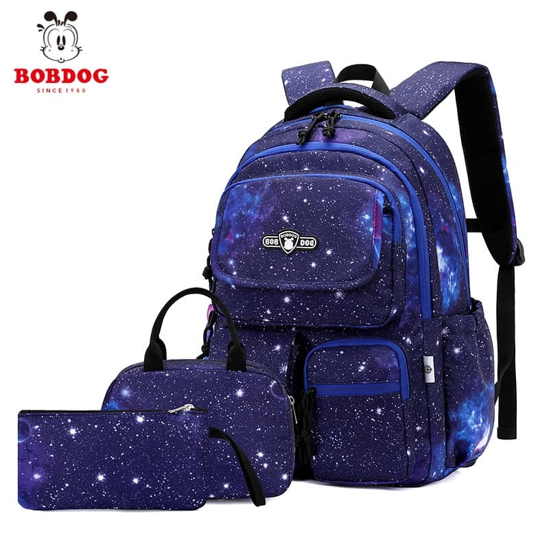 Babu Dou's new children's starry sky schoolbag 2-3-4-5-6 grade 6-12 year old primary school student large capacity schoolbag