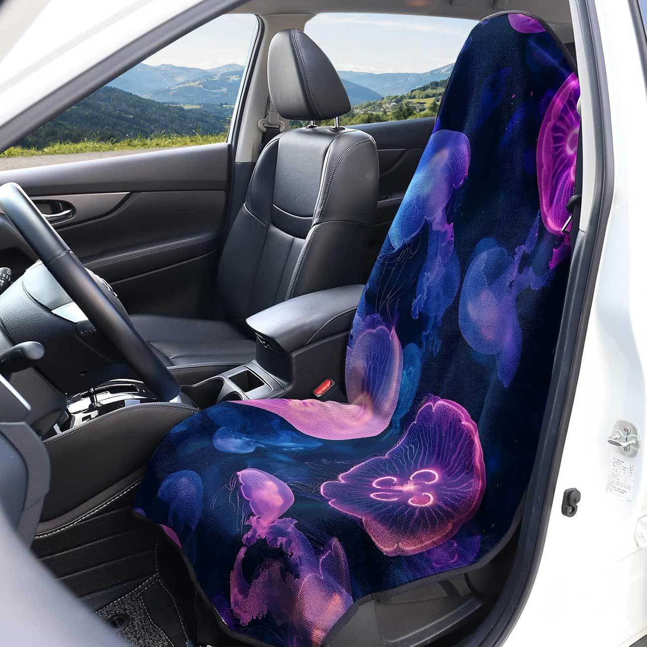 Ocean Seat Towel Cover Front Seat Protector for Gym and Exercise, All-Season Universal Car Fit