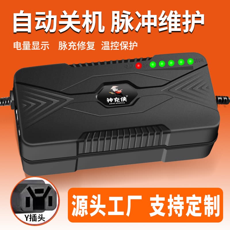 Shenchongxia is suitable for Yadi electric vehicle Y-hole battery charger 48V60V20AH12Ah32A new wholesale