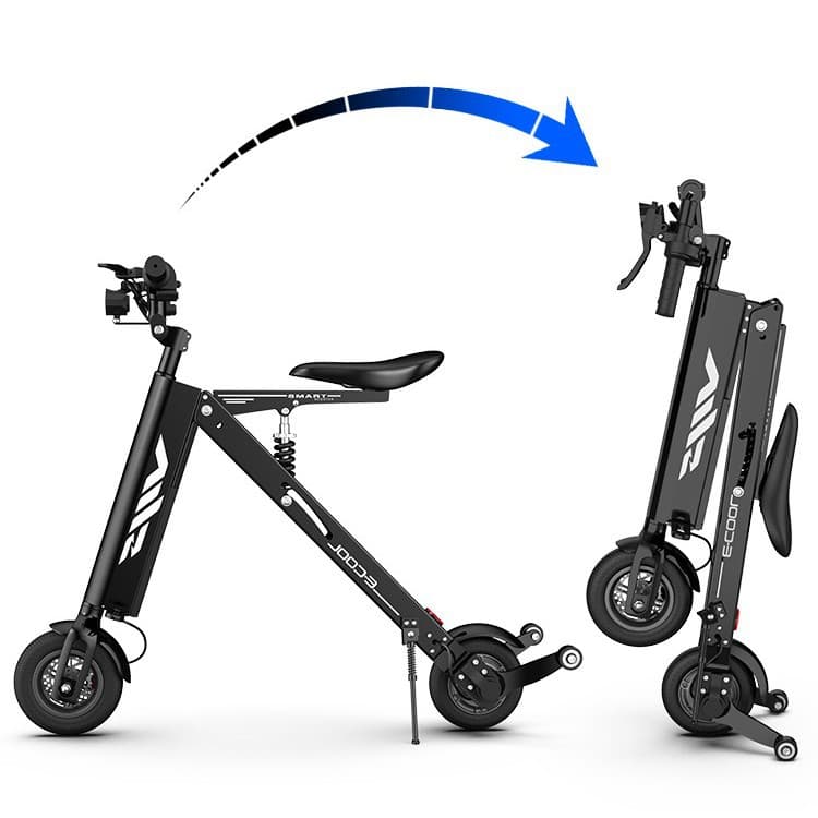 Electric Scooter Two-Wheel Folding Scooter Commuter Small Mini Convenient Electric Bicycle