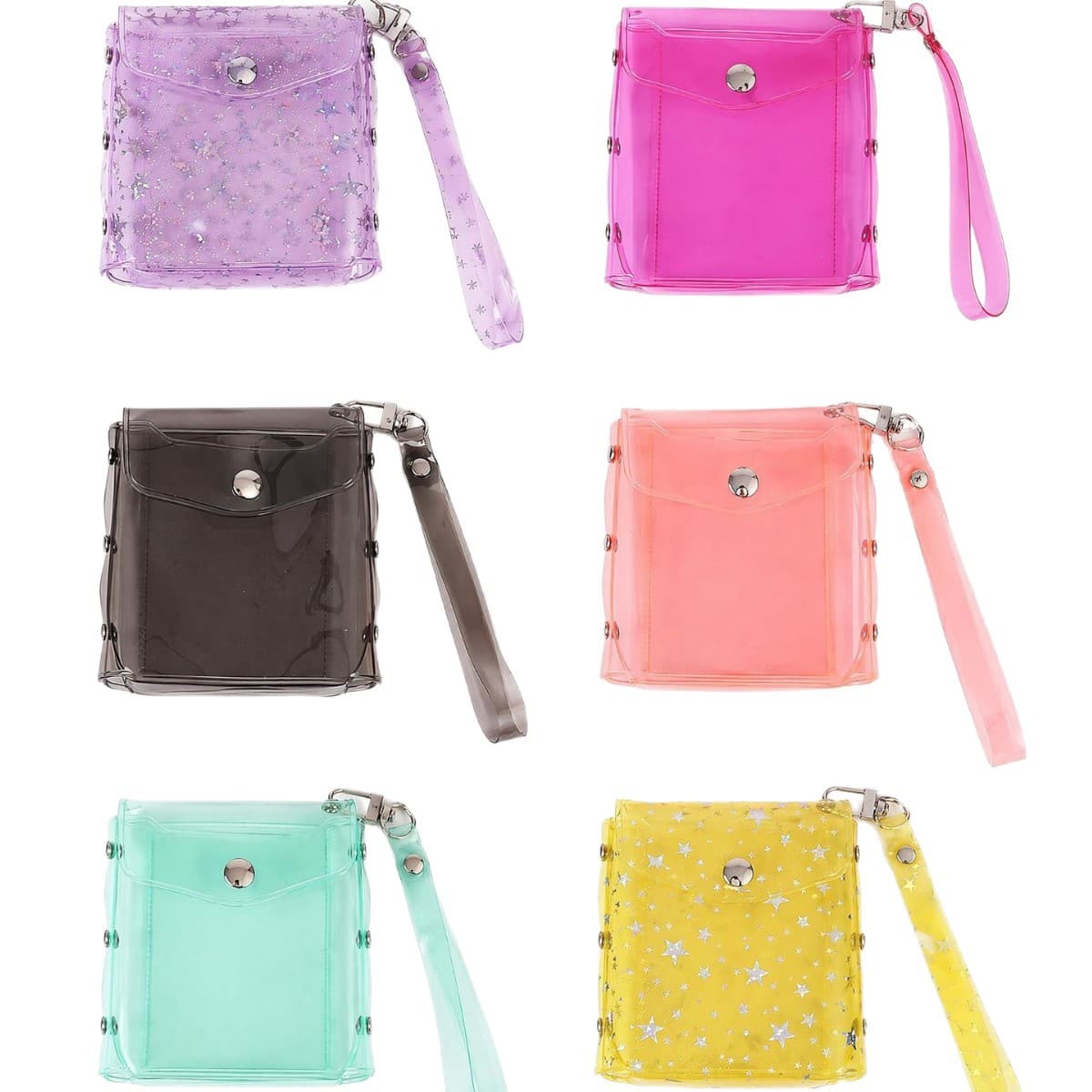 Custom Sweet PVC Pouch Coin Purse Multifunctional Lip Gloss Lipstick Storage Bag Portable Key Pouch Fashion Bag