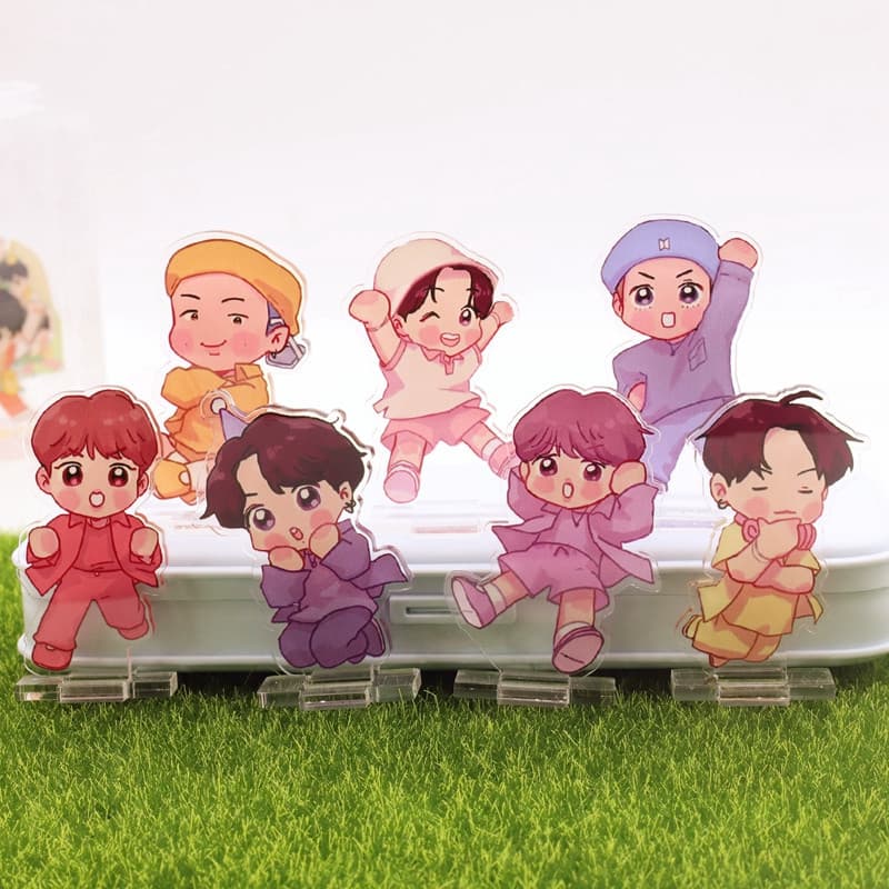 BTS Merchandise Kim Seokjin Min Yoongi Jung Hoseok Park Jimin Kim Taehyung Stand Sign Board 086