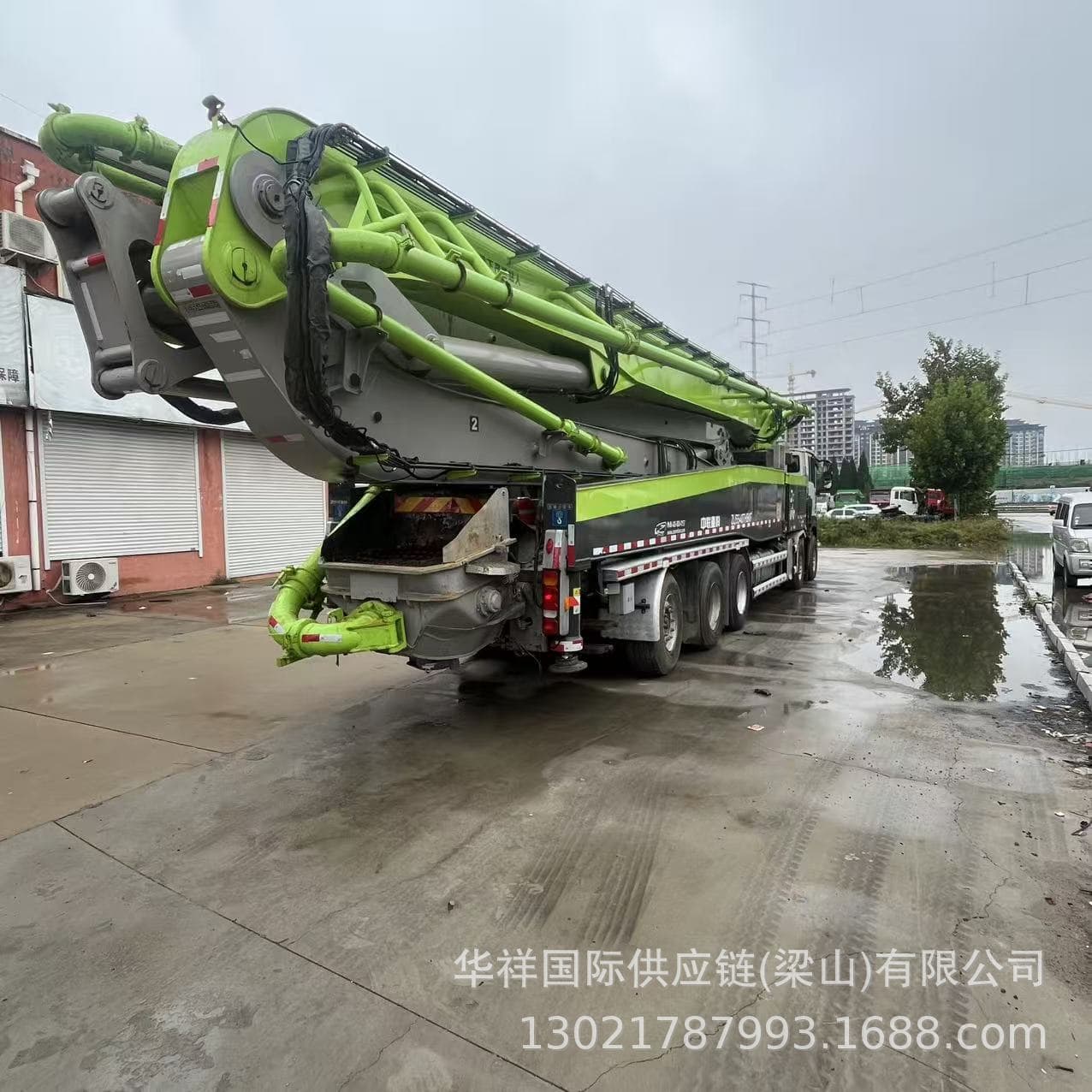 Cross-border supply 56-meter used concrete pump truck 52-meter concrete pump truck concrete mixer truck cement mixer tank truck