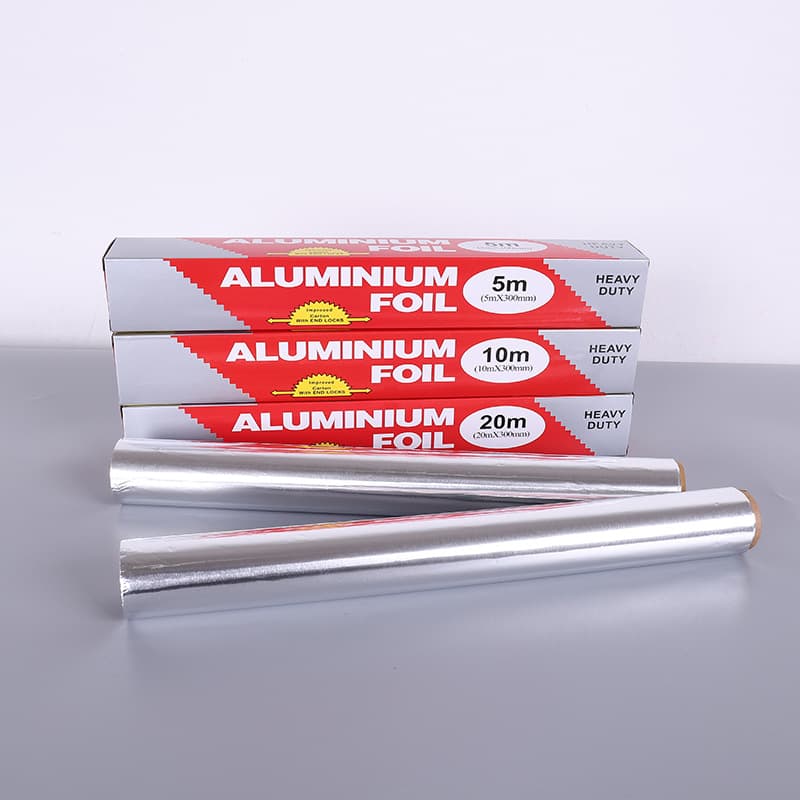 Factory Direct Wholesale Disposable High-Temperature Resistant Aluminum Foil Rolls, Oven Paper, Thickened Aluminum Foil for Baking Fish and Roasting