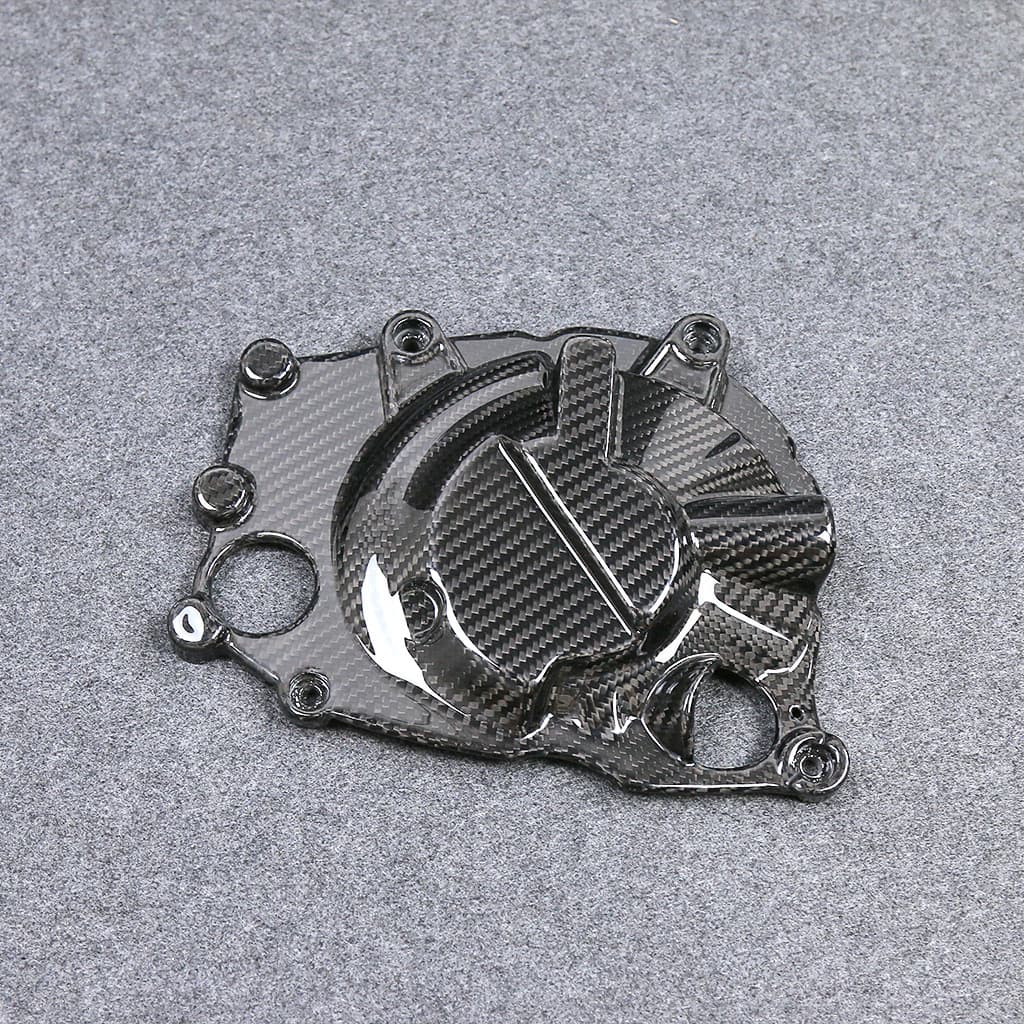 For New Kawasaki ZX4RR Motorcycle Modification Carbon Fiber Dry Carbon Engine Cover 4R