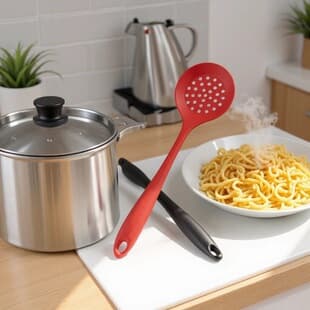 Silicone Kitchen Utensils 3-Piece Set Non-Stick Silicone Spatula Rice Spoon Soup Spoon Cooking Spoon and Spat Set Factory Wholesale