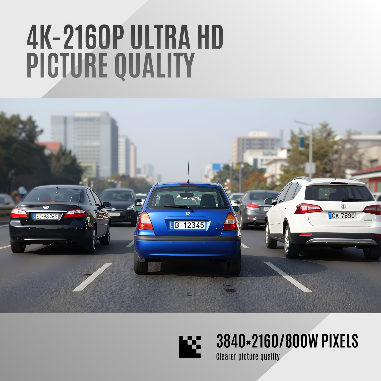 New True 4K HDR WDR Dashcam Cross-border Car Recorder Factory IMX675 678 WiFi 5.8G