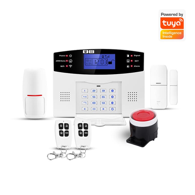 Foreign Trade Hot-Selling Graffiti GSM + WiFi Anti-Theft Alarm Home Alarm Tuya Alarm System
