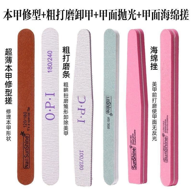 Nail File Set: Buffer Block, Sponge File, Shaping File, Sanding Stick, Nail Care File Kit, Free Shipping