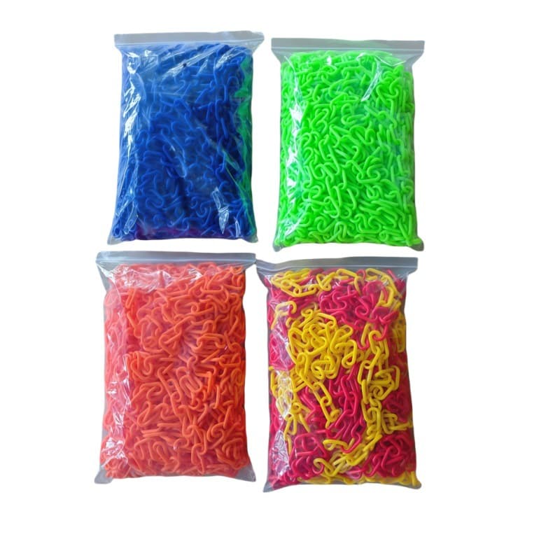 Plastic Warning Chain Barrier Chain Guard Chain Plastic Traffic Warning Chain Construction Safety Isolation