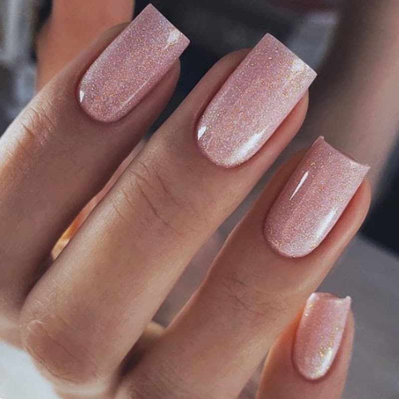 Wearable manicure, sparkling diamonds, pink phototherapy fake nails, European wearable wholesale nail pieces nail