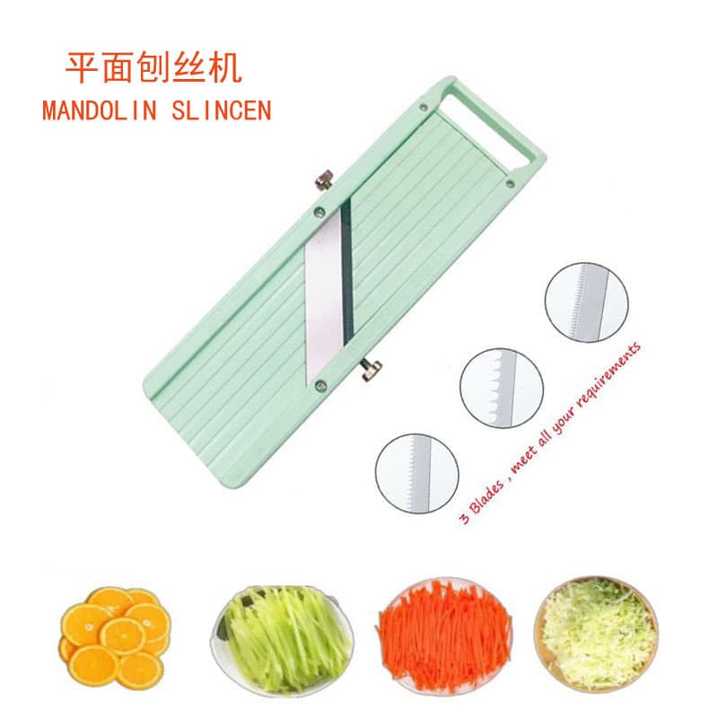 Multifunctional flat grater board radish potato vegetable slicer Taiwanese Japanese style shredder with blade hand guard