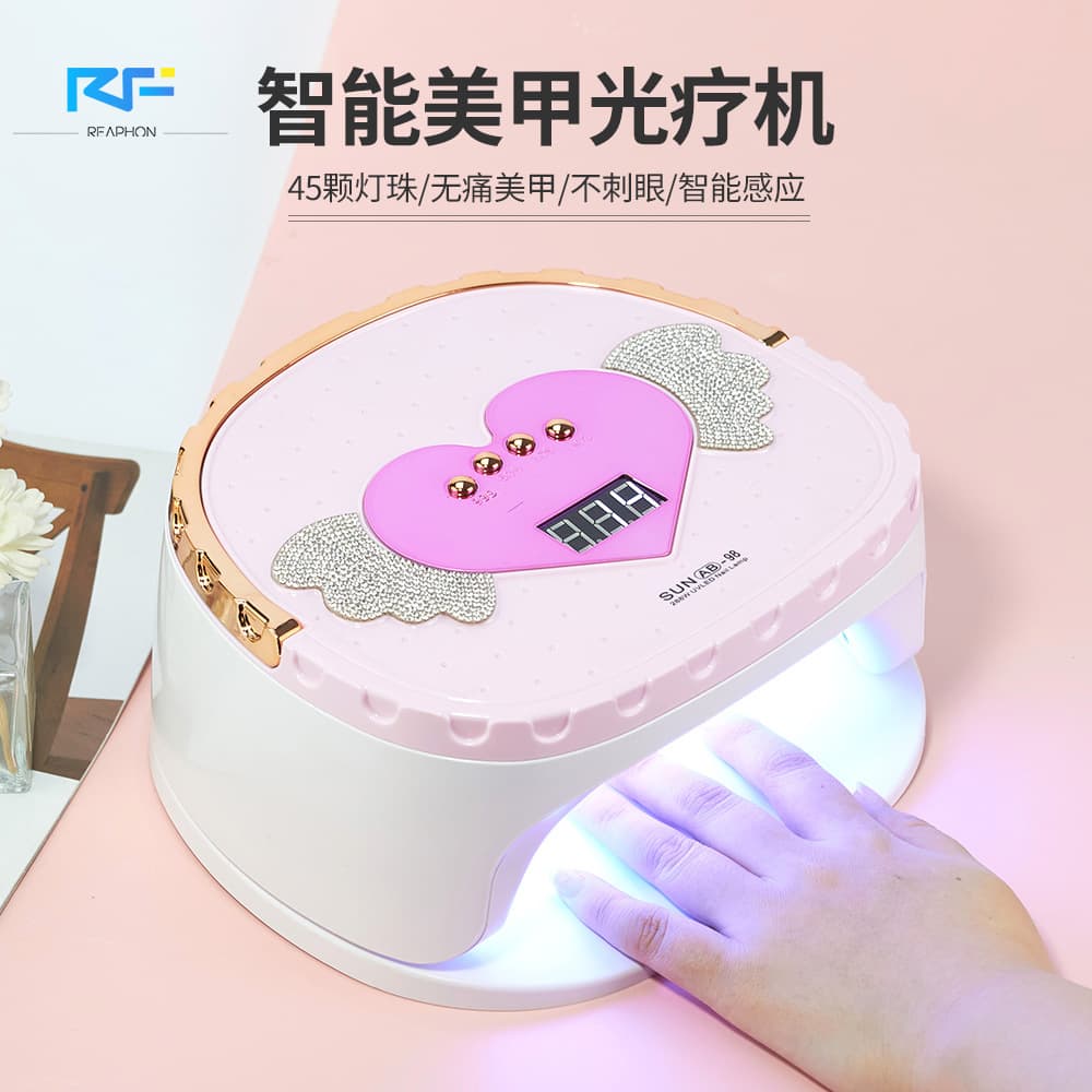 288W Multicolor Nail Lamp LED UV Curing Light Portable Nail Gel Dryer for Salon Supply