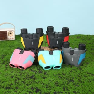 Cross-border 10x25 Dual-Color Mini Binoculars, Outdoor Observation HD High-Power Binoculars Wholesale
