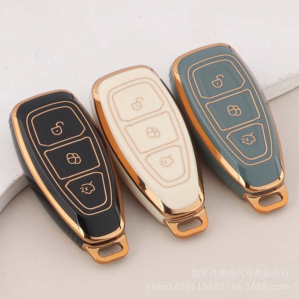 For Ford Focus Key Case, Kuga Key Cover, Fiesta Keychain, Ecosport Key Shell, Mondeo Zhisheng Smart Key Case