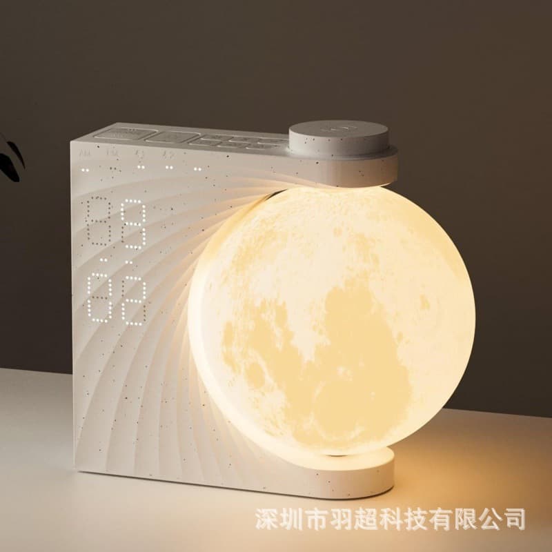 Bedroom Night Light with Timer, Natural Wake-Up Light, White Noise Sleep Aid, Baby Music Soother