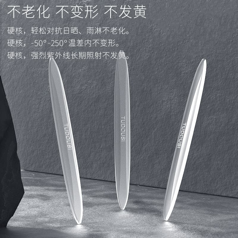 PU Car Door Bumpers Anti-Scrape Invisible Transparent Universal Bumpers No-Glue Rearview Mirror Protection