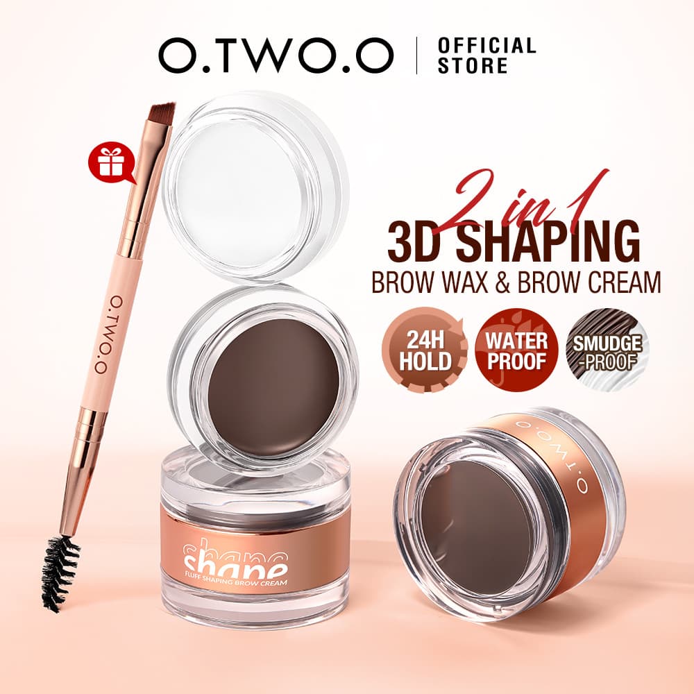O.TWO.O Volumizing Styling Brow Wax Tint SC069 Natural Shaping Long-Lasting Fade-Resistant Brow Tint