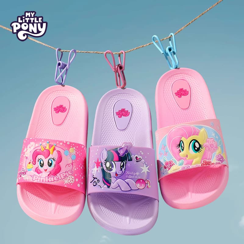 My Little Pony Summer New Children's One-Strap Sandals for Boys and Girls, Bathroom Shower Slippers, Drop Shipping