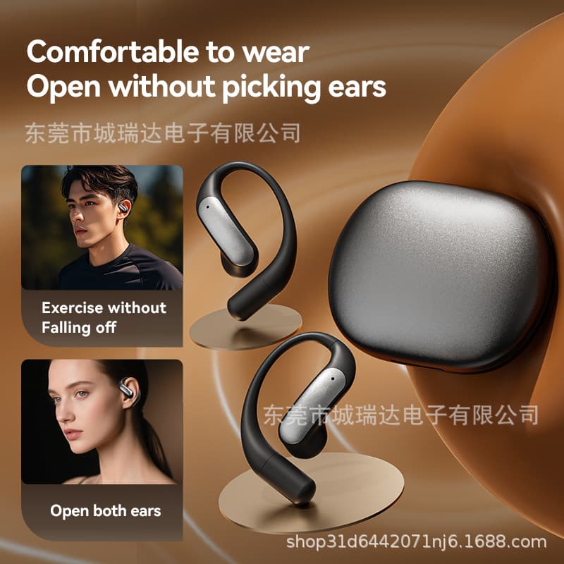 Cross-Border AI Smart Simultaneous Translation Wireless Bluetooth Earphones, Long Battery Life, High Aesthetics Sports Clip-On Bluetooth Headset