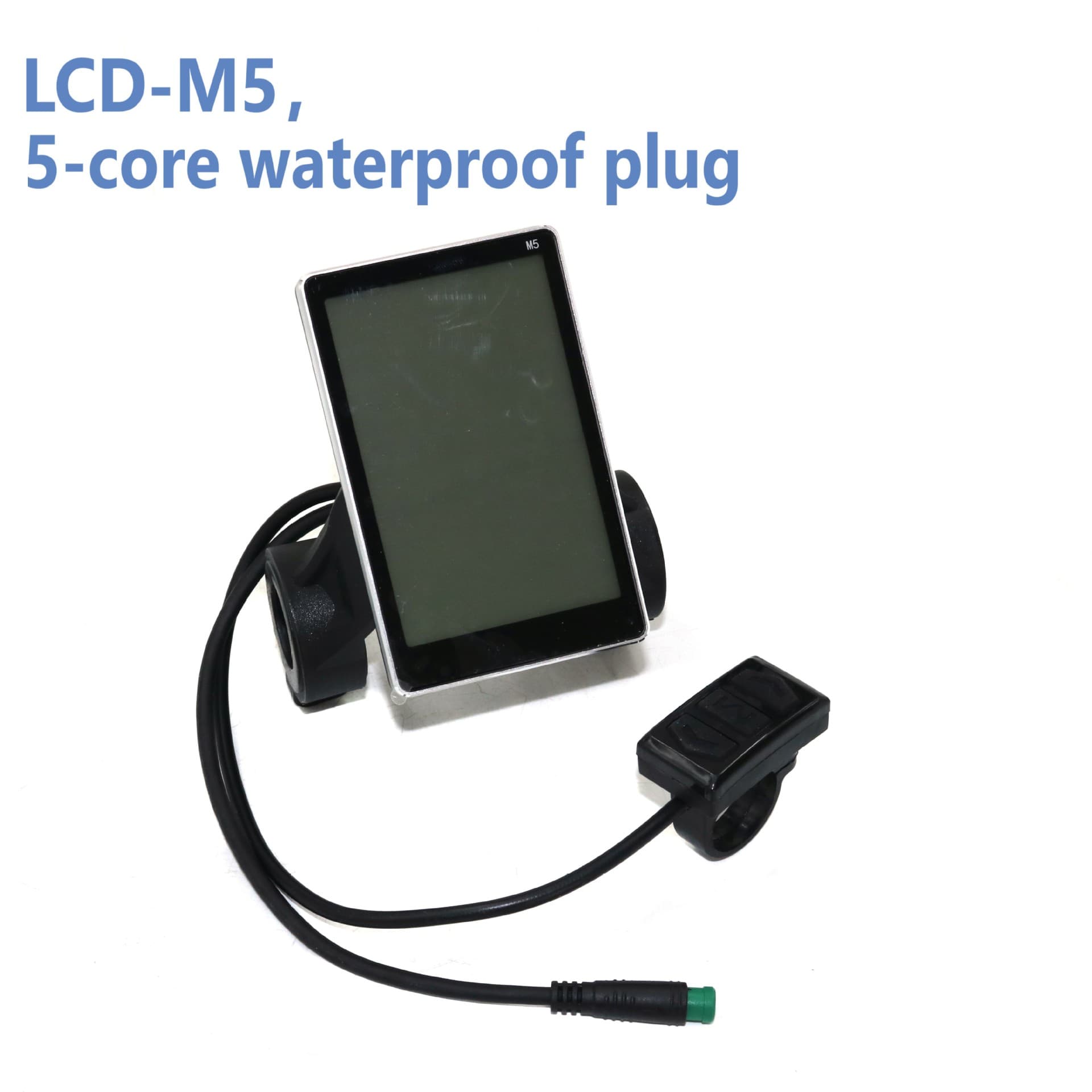 Jinan Shunyi Electric Bicycle/Mountain Bike Vertical Screen Smart LCD Instrument M5 with Waterproof 5-Pin Round Connector