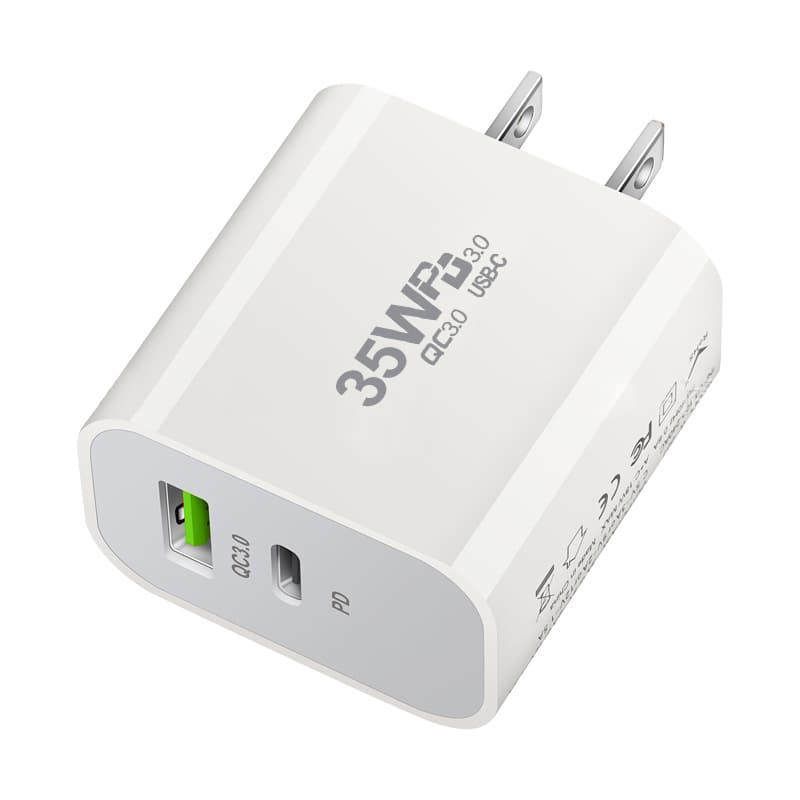 35W GaN Charger 35W Australia Standard PD+QC3.0 Adapter for iPhone 16 35W Direct Charge