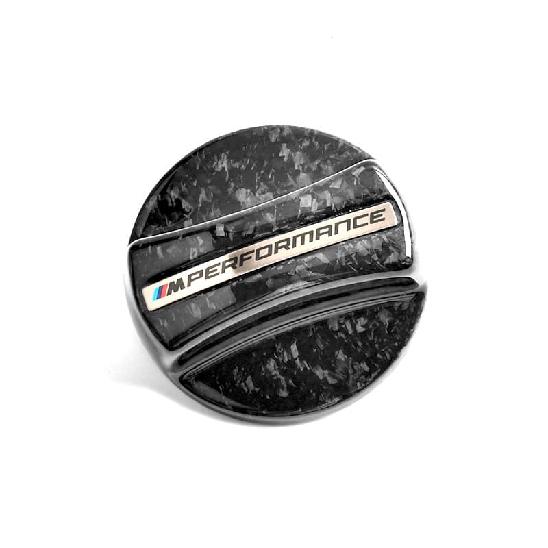 For BMW Dry Carbon Fuel Tank Cap Modification Carbon Fiber MP Style Fuel Cap Warning Cover Trim Inner Cover