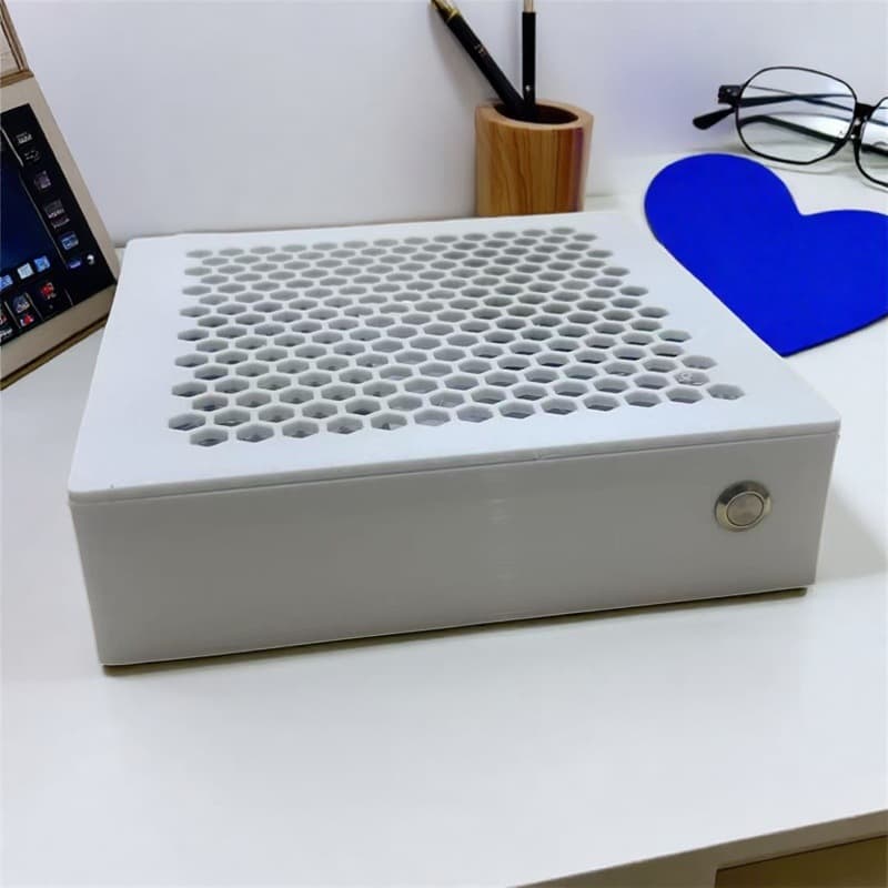 ITX Mini Compact Plastic 3D Printer Case DIY Barebone Computer DC Industrial Control Motherboard Portable