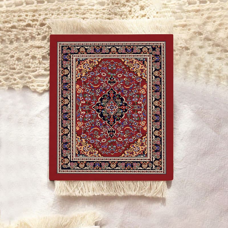 Factory Direct Tassel Mouse Pad Creative Exotic Persian Bohemian Style Felt Coaster Tassel Mouse Pad