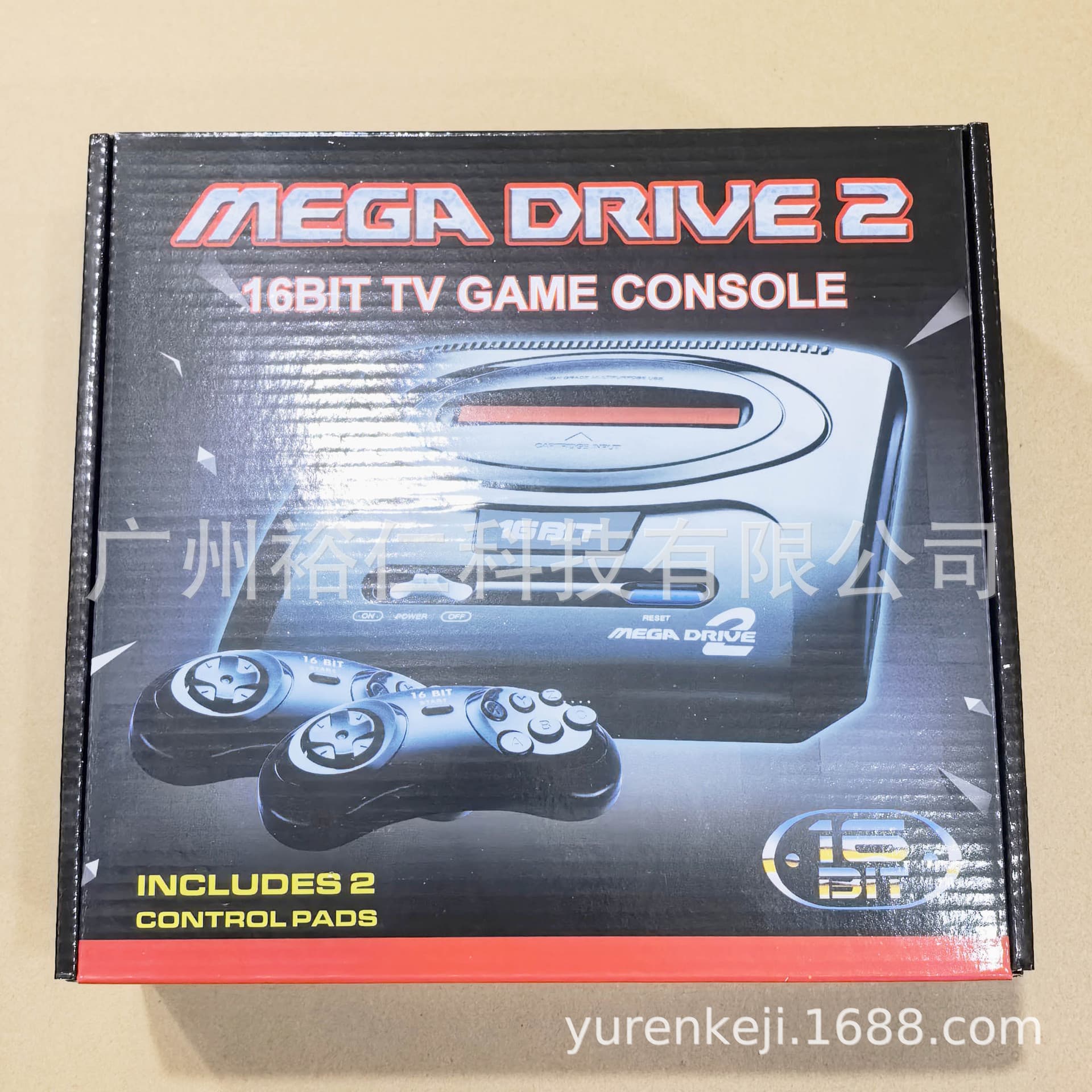 16-bit MEGA DRIVE 2nd Generation Game Console 16bit Game Console Dual Standard TV Game Console TV Console