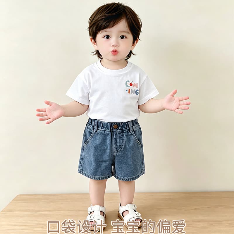 Children's Jeans Summer Thin Soft Baby Clothes Fashion Summer Outfit for Girls and Boys Toddler Short Pants
