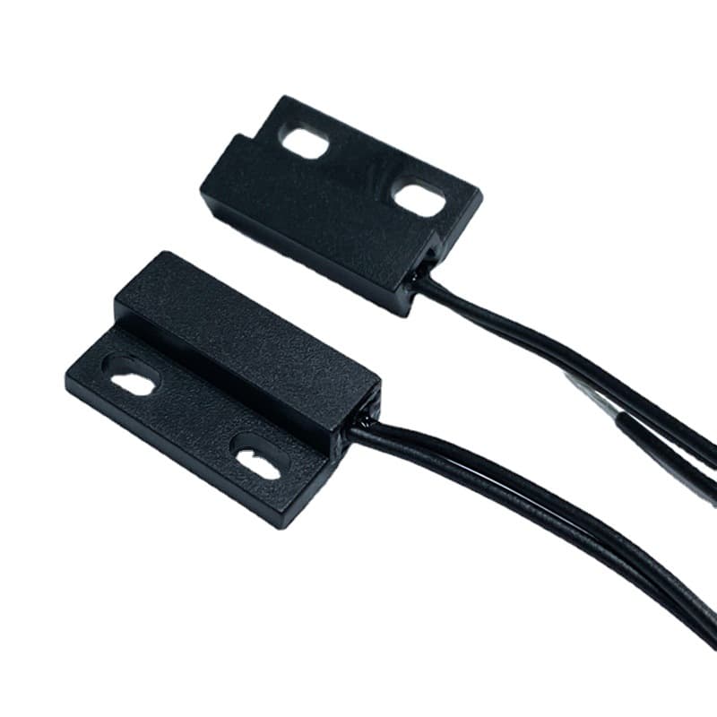 GPS-23 complete set of door magnetic switches, normally open and normally closed proximity switches, magnetic reed switch type, plastic encapsulation.