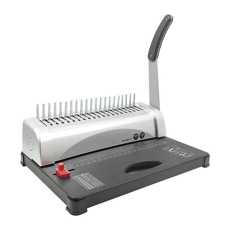 A4 Comb Binding Machine 21-Hole Document Binding Machine 10-Hole Comb Binding Machine Factory Direct
