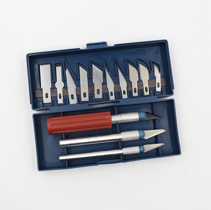 Wholesale 13PC Carving Knife Set 10pc Metal Wood Carving Knife Utility Knife Fruit Carving Knife Wood Carving Tool Kit