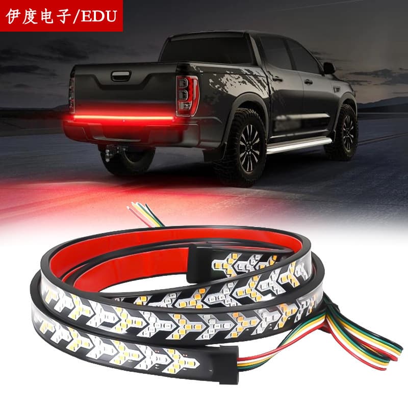 12V-24V Car Fishbone Turn Signal Light Tail Light Flowing Light Truck Brake Light Running Light Modification Universal