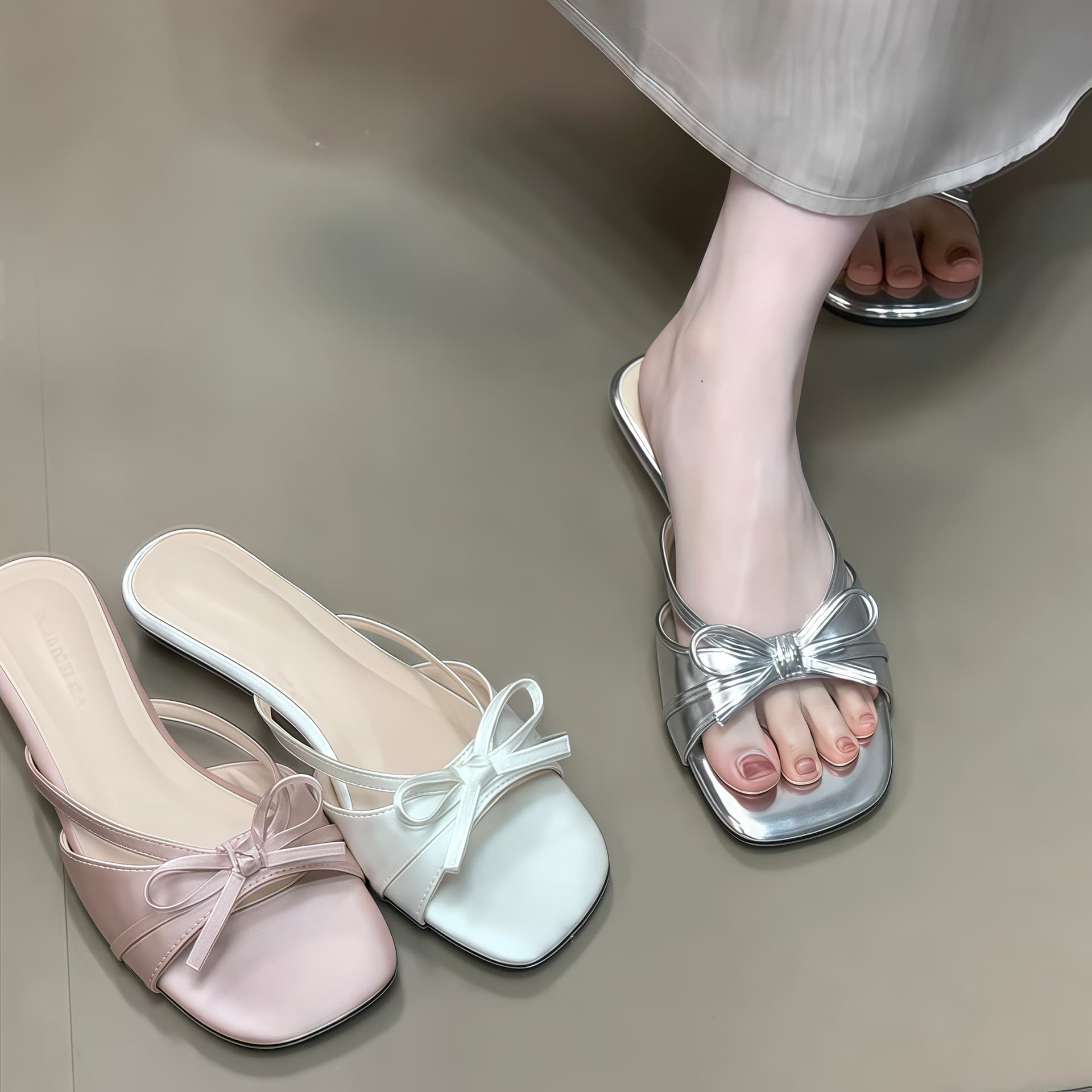 Chuyuji French Stunning Wedge Sandals for Women, Summer Wear 2026 New Style Fairy Style to Match Dresses, One-Strap Sandals