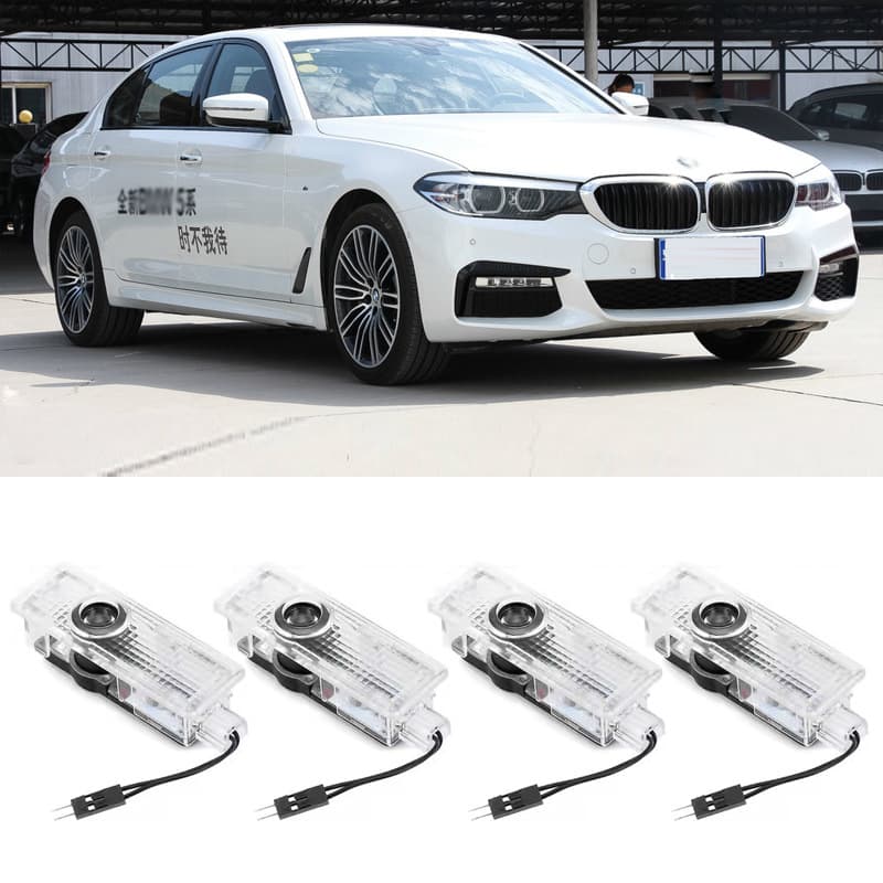 Suitable for BMW welcome lights 3 series 5 series 1 series E90 high-definition door lights led laser projection lights car decorative lights