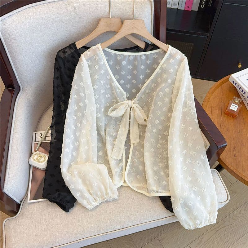 Plus Size Women's Summer Fashion Loose Fitting Lightweight Cardigan Shawl Outerwear Thin Open Front Chiffon Air Conditioning Cover-Up Sun Protection Jacket