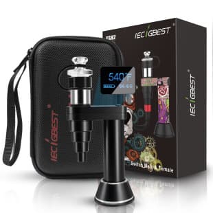 New E-Rig ESH2 Vaporizer Water Filtered Dry Herb Wax Hookah Wax Burner