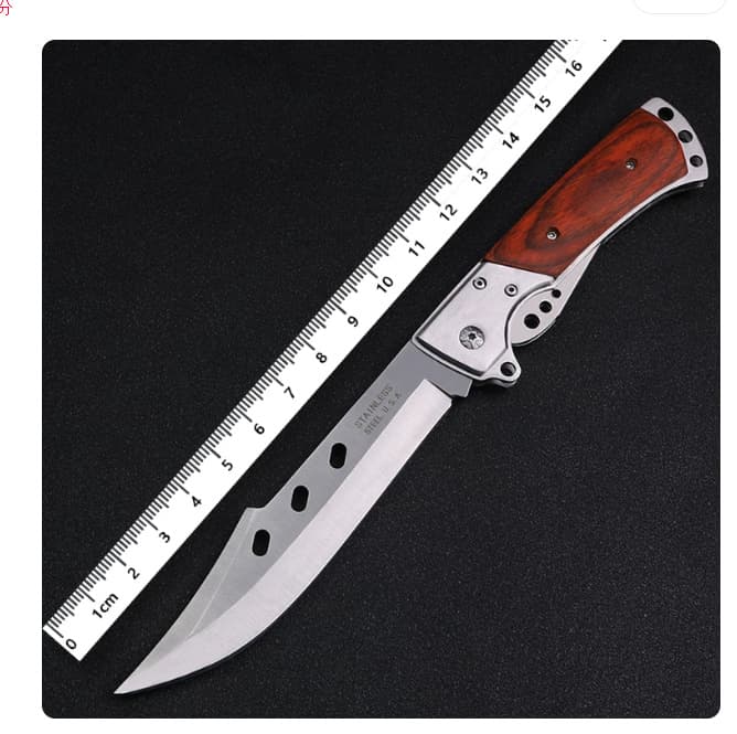 Outdoor Folding Knife, High Hardness Sharp Blade, Wilderness Survival Knife, Folding Knife, Swallowtail Knife