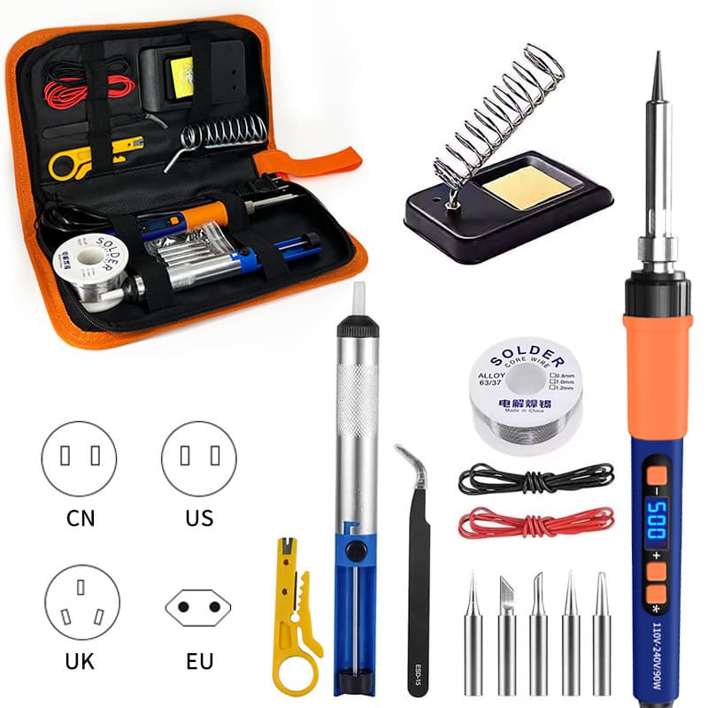 60W 90W Soldering Iron Pen for Repair, Household Welding Soldering Iron Repair Tool, Internal Heating Soldering Iron Kit