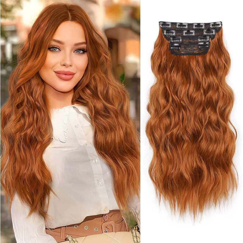 Yuanyang Wig High Temperature Fiber Wig for Women Hair Extensions Long Curly Hair Synthetic Simulation Hairpiece