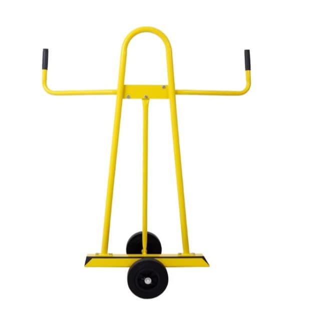 Heavy-Duty Steel Drywall Cart, Four-Wheeled Board Cart for Wall Panels, Stone Slabs, and Sheet Materials Hand Truck