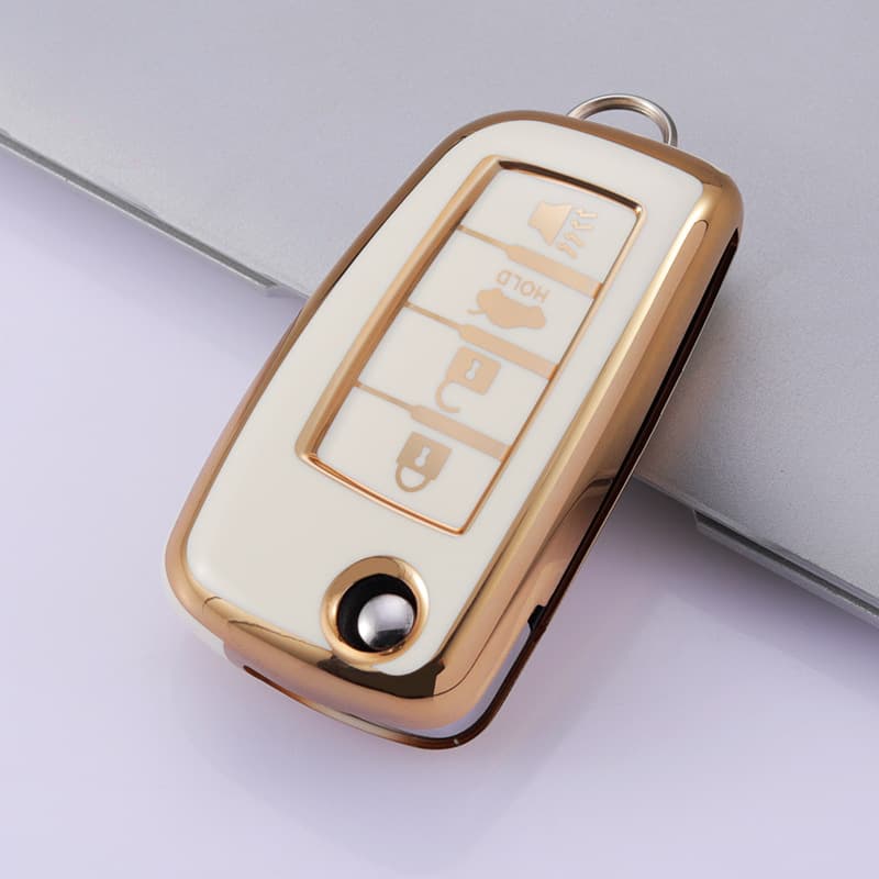 Cross-border 4-button suitable for 2021 Nissan Sylphy classic Nissan folding remote control shell buckle Bluebird car key cover