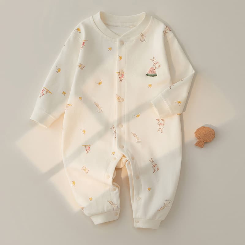 Baby Onesie Autumn Cotton Long Sleeve Long Pants Newborn Infant Bodysuit Baby Clothes Pure Cotton Fall Wear
