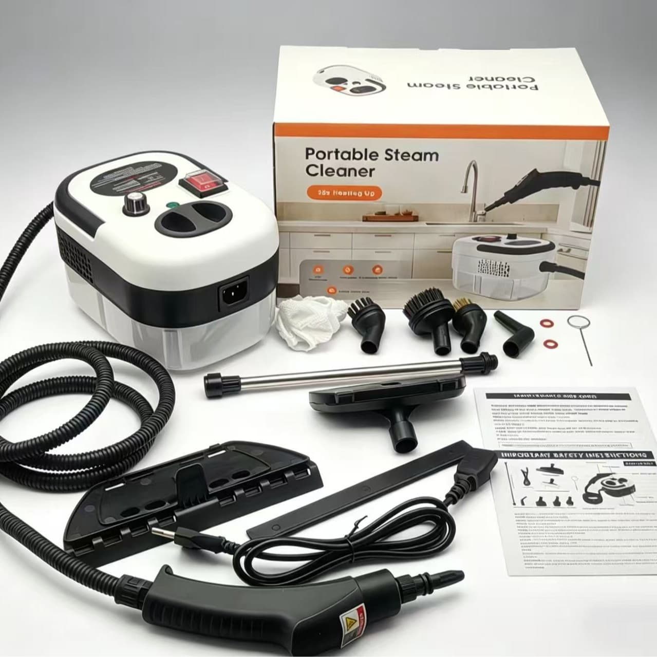 Cross-Border High Temperature High Pressure Steam Cleaner Small Household Range Hood Air Conditioner Disinfection Cleaning Machine Kitchen Degreaser