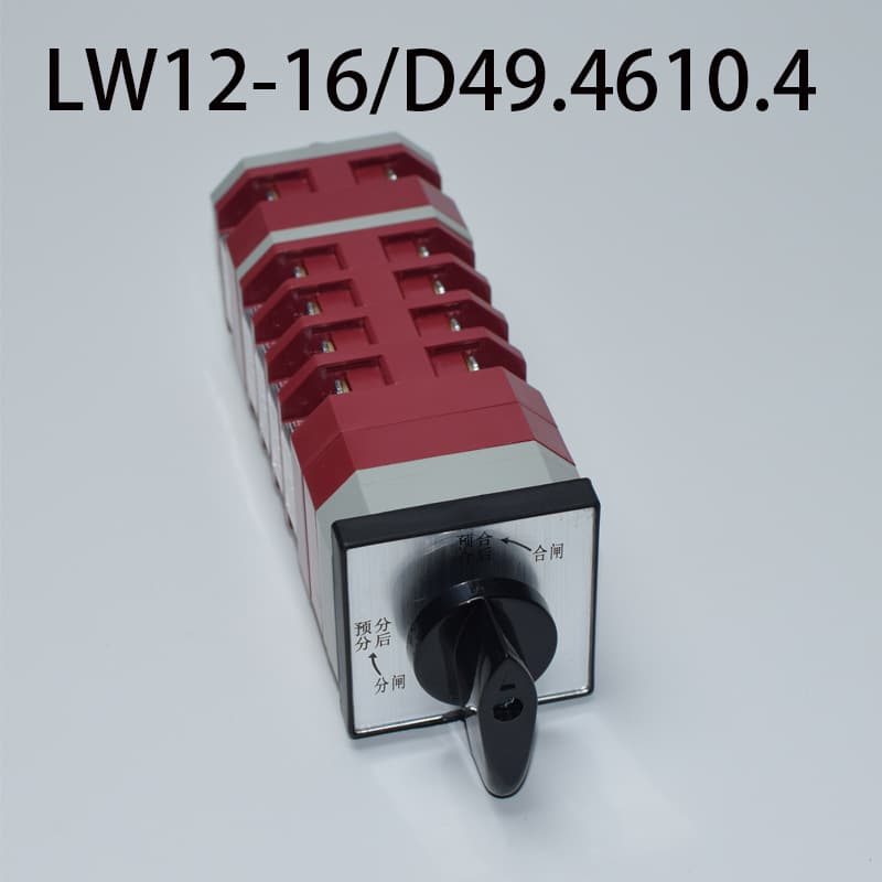 Universal Changeover Switch LW12-16/D49.4610.4 On Off Pre-On Pre-Off Off-After