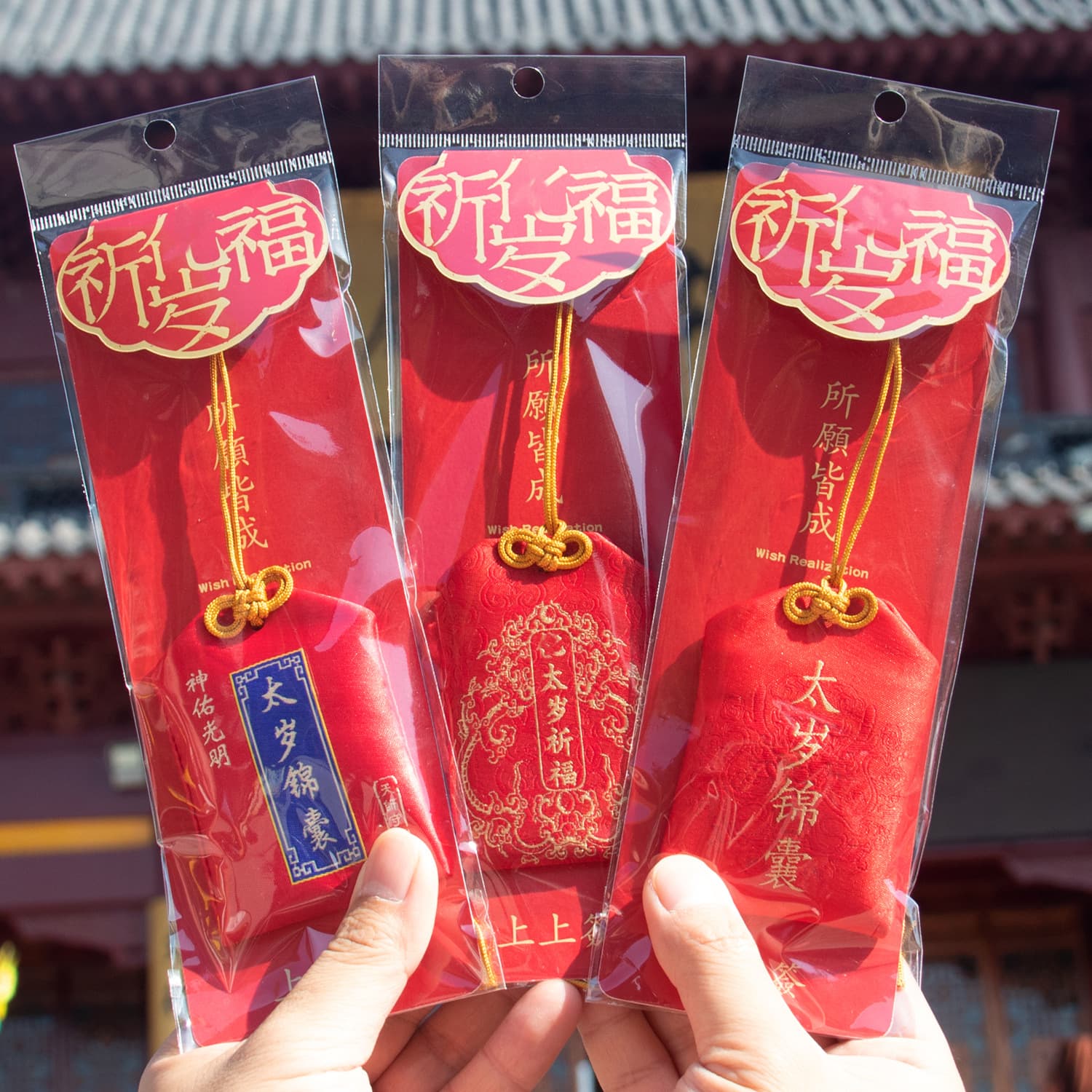 Horse Year Tai Sui Pouch 2026, Tai Sui Supplies for Zodiac Year, Blessing Fortune Bag Amulet Sachet