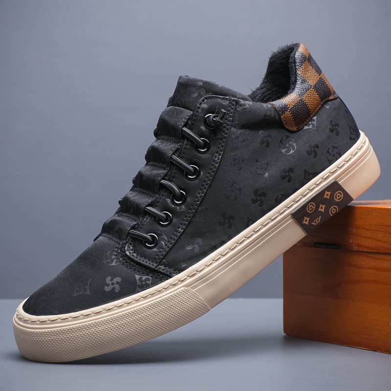 Flash Step Winter Canvas Shoes, Plimsolls Casual Shoes 23956